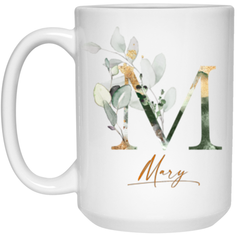 Name mug -- Mary (Botanica and Gold Herbs) -- 15oz -- CC