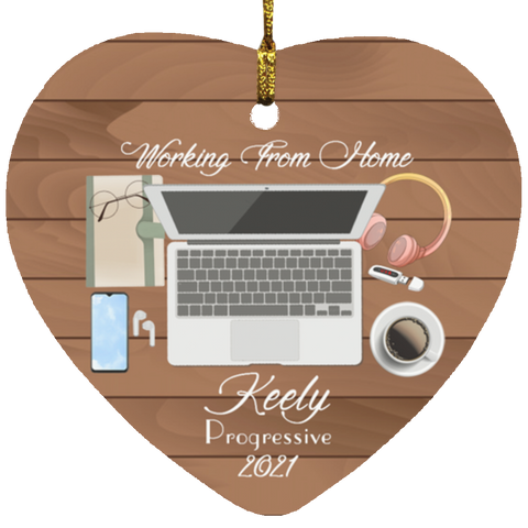 Home Working Ornament -- Keely (Progressive) -- CC