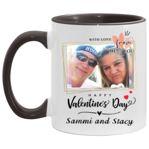 Valentine's Day mug -- Black Accent -- Sammi and Stacy -- CC