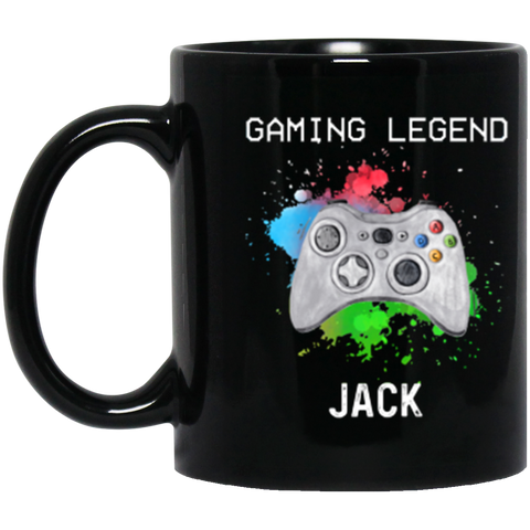 Gamer Mug -- Jack -- 1 -- 11oz Black -- CC