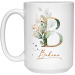 15oz. White Mug - Style 1 B Bahana - Font 2 (Mom of The Year)