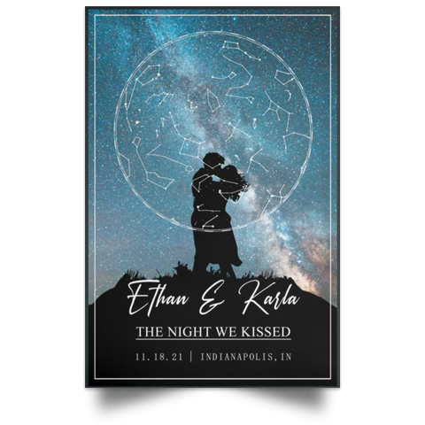 Star Map -- Ethan & Karla 11-18-21 -- 12x18 -- CC