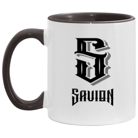 CC 11 oz. Black Accent Mug - Style 1 - S Savion