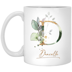 Botanica and Gold Herbs -- 11 oz. White Mug -- Danielle