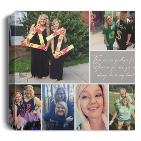 CC Square Canvas 16x16 1.5 - There are no goodbyes for us - 6 Photos