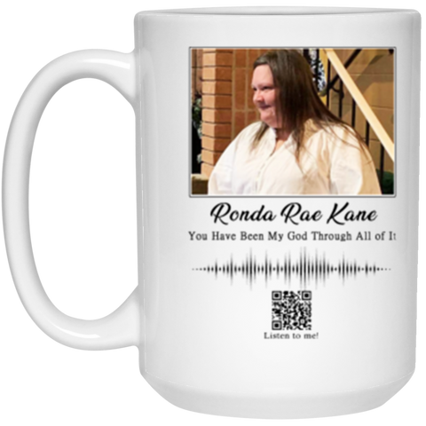 Couples Anniversary Mug  -- 15 oz. White -- Ronda Rae Kane