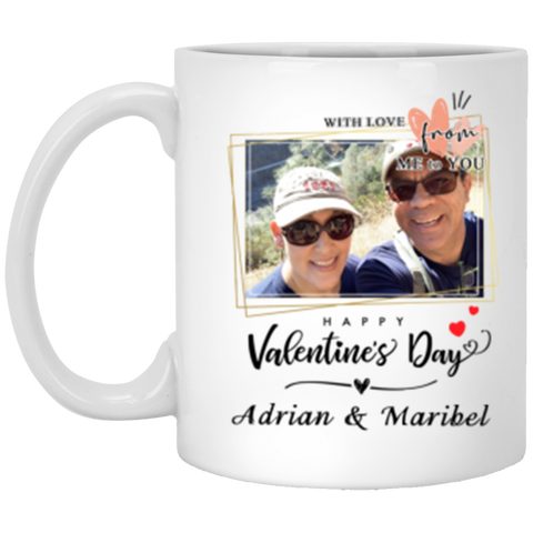 Valentine's Day Mug -- Adrian&Maribel -- 11oz -- CC
