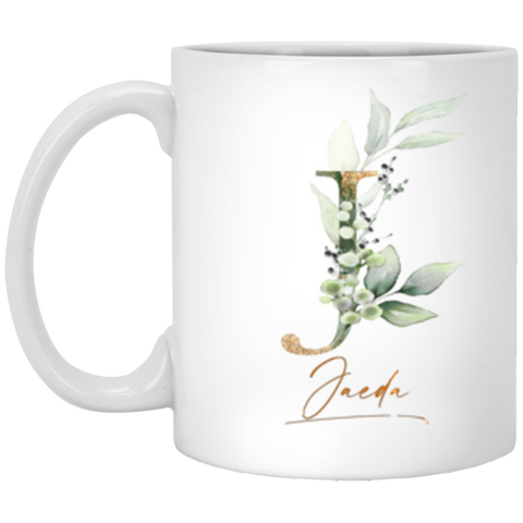 Name mug -- Jaeda -- Botanica and Gold Herbs -- 11oz