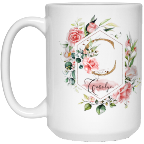 Name Mug(Fragrant Rose) -- 15oz -- Carolyn -- CC