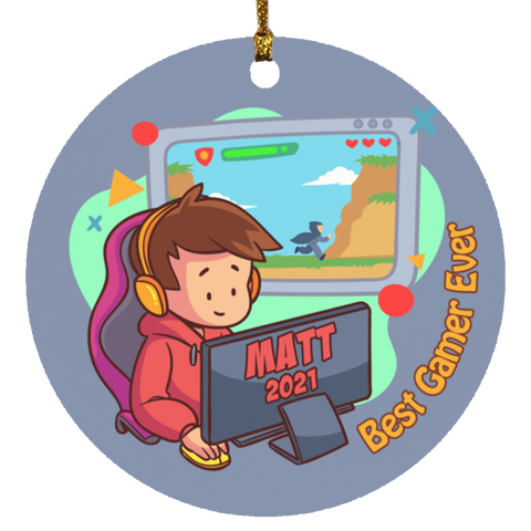 Gamer Ornament -- Matt 2021 -- 8 -- CC