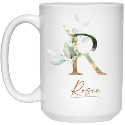 Name Mug(Botanica and Gold Herbs) -- 15oz --Rosie -- customcat