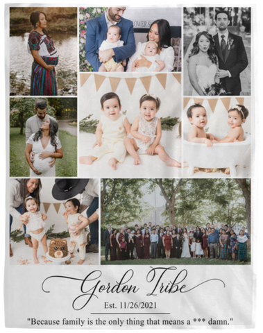 CC Cozy Plush Fleece Blanket - 60x80 - Gordon Tribe Est. 11/26/2021