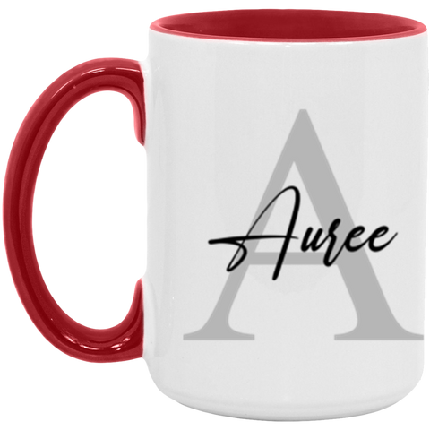 CC 15oz. Accent Mug Red - Style 2 A Auree