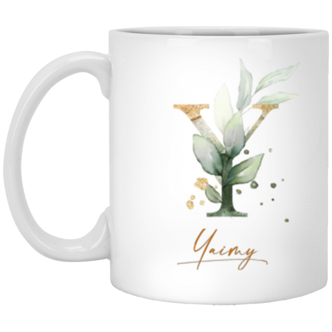 CC 11oz. White Mug  - Yaimy Y - Botanica