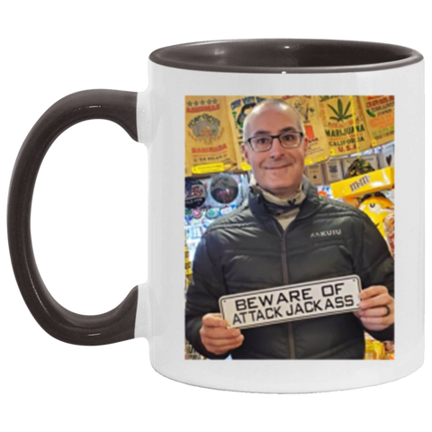 Name Photo Mug -- Black accent -- Goddamn -- CC