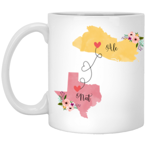 Friends Distance Mug (Best Forever) --  11oz  -- Nat & Ale --CC