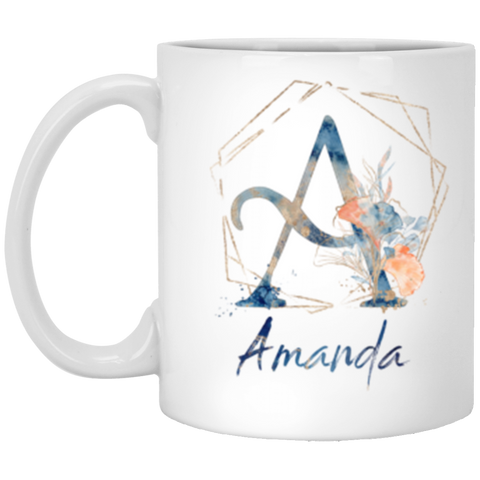 Underwater Name Mug -- Amanda -- 11oz -- CC