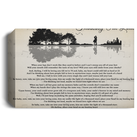 Thinking out loud -- Canvas 32x48 -- CC