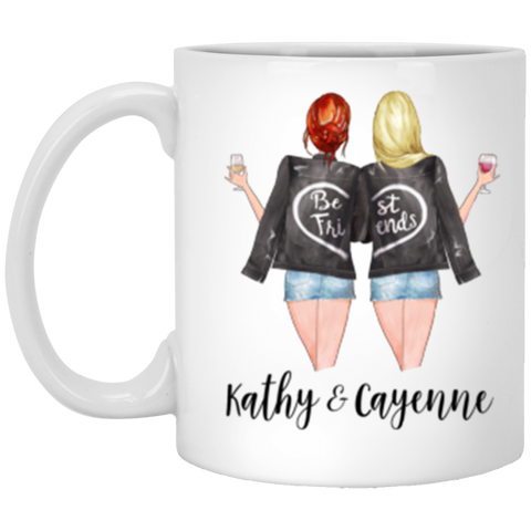 Couple Mug -- Des 1 -- Kathy & Cayenne -- 11oz -- CC