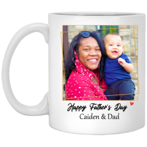 Dad mug -- Caiden & Dad -- 11oz -- CC