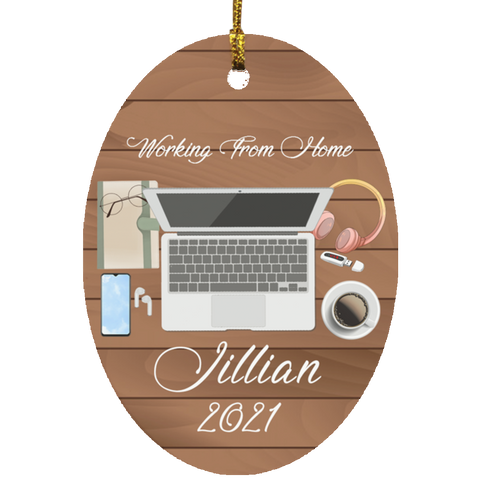 Home working Ornament -- Jillian 2021 -- CC