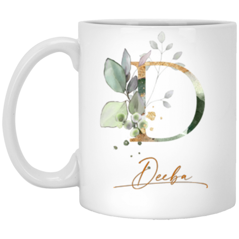 Name Mug(Botanica and Gold Herbs) -- 11oz --Deeba