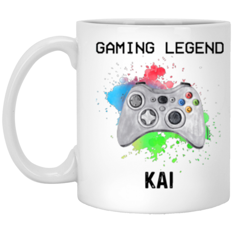 Gaming Legends -- 11 oz. White Mug -- Kai (d1)