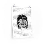 Lyrics -- Shaquille & Haley 01/11/2020 -- 18x24 -- Printify