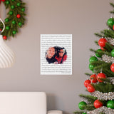 Lyrics -- Rocio & Brittany 05.01.2019 -- 11x14 -- Printify