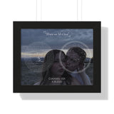 Lyrics -- Kinsale and Mason 4/30/2020 -- Black framed 11x14 -- Printify