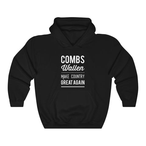 Wallen Combs 20 -- Unisex Hoodie -- Black -- 5.4 -- printify