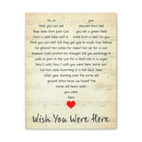 Printify Canvas Gallery Wraps 11x14 - Wish You Were Here - Design 9