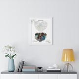 Lyrics -- Shelby & Gary 2.22.2022 -- White frame 16x20 -- Printify