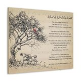 What a Wonderful World - Canvas 30x24 - Printify