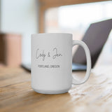New Home Coffee Mug (Home owner 1) -- Cody & Jen -- printify( locker)
