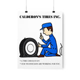 Printify Poster 11x14 Matte - CALDERON’S TIRES INC
