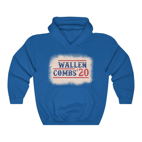 Wallen Combs 20 -- Unisex Hoodie -- Royal Blue -- 1.1 -- printify(monster)