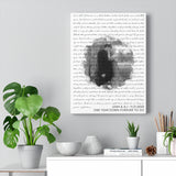 Lyrics -- Leah&Aj -- Canvas 12x16 -- Printify