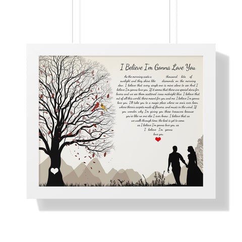 I Believe I'm Gonna Love You - Frank Sinatra - Framed 16x20 - printify