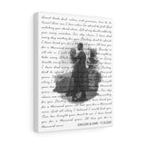 Lyrics -- Daylon & Kari 11-13-2021 -- Canvas 11x14 -- Printify