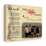 Music Lyrics Song  -- The Grahams -- Canvas 10"x8" -- printify