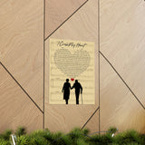 Printify P. Matte 11x14 Poster - I Cross My Heart - Design 31