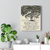 in My Life Lyrics Poster -- Canvas 11"X14" -- 1 -- printify