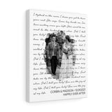 Lyrics -- Corbin & Madison 10/09/2021 -- Canvas 11x14 -- Printify