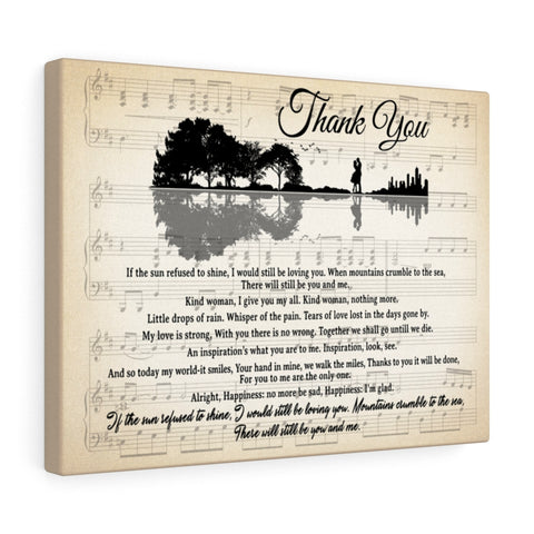 Thank You Poster -- 27 -- Canvas 16x12 -- Printify