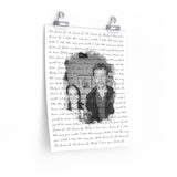 Lyrics -- Brandi (Suzy Q) -- 11x14 -- Printify