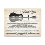 Canvas Gallery Wraps 16x12 Printify - Thank You - Design 27