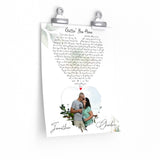 Lyrics -- Jonathan & Chandra -- 9x11 -- Printify