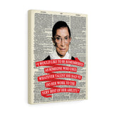 R.B.G Quote Canvas - I Would Like to be -- AINITA -- 3