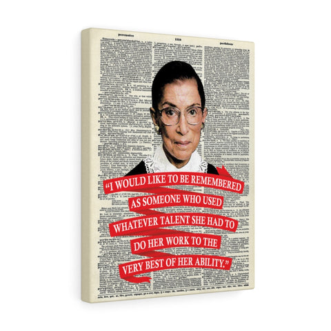 R.B.G Quote Canvas - I Would Like to be -- AINITA -- 3